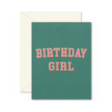 Birthday Girl University Greeting Card