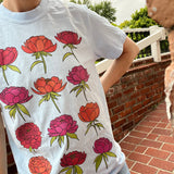 All Over Peony Chambray T-Shirt