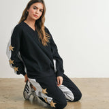 Round Neck Sweatshirt with Star
