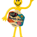 Neato! Smiley Bendy Man 5", Desktop Or Dashboard Toy-Retro