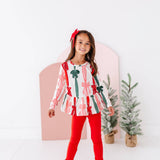 Wrapping Bows Peplum Top