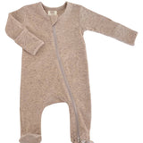 Tan Speckle Zipper