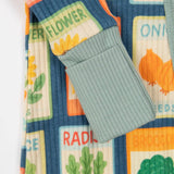 Garden Seed Baby Ribbed Cotton Zippy