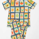 Garden Seed Toddler/Youth Ribbed Cotton Pajama Set