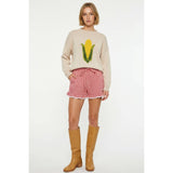Shell Corn Pullover Sweater