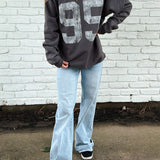 Varsity Number Crewneck (you pick color & number)
