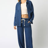 Denim Khissy Sweatpants