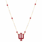 Indiana Hoosiers Logo Layering Necklace
