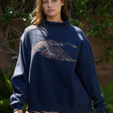 Lucky & Mallard Mock-Neck Sweatshirt
