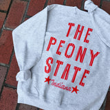The Peony State Stripe Letter Sweatshirt