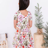 Framed Grinch Collard Twirl Dress