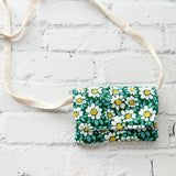 Teal Daisy Kids Crossbody Bag