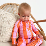 Ruby Stripe Zipper