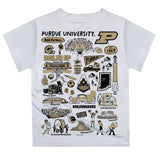 White Purdue Boilermakers Impressions Boys T-Shirt