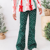 Evergreen Dottie Flares