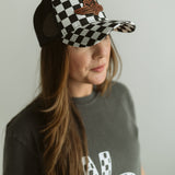 IMS Wings Checkered Flatbill Hat (adult & kids)