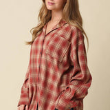 Maxine Oversized Plaid Shirt
