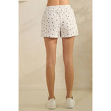 Heather Grey Star All Over Print Shorts