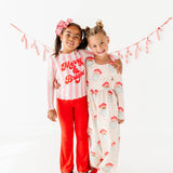 Holly Red Ribbed Flares