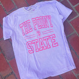 Purple and Pink Peony State T-Shirt