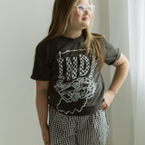 Black Gingham Shorts