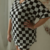 Checkered Lounge Set