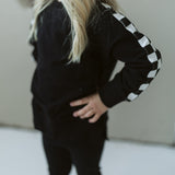 Side Checkered Pullover