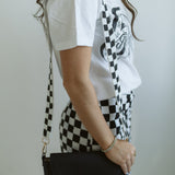 Checkered Black/White Strap