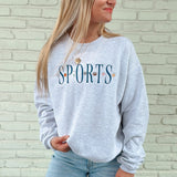 Sports Embroidered Crew