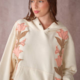 Vintage Flower Patch Hoodie
