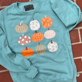 Pumpkin Seafoam Crewneck