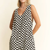Checkered Romper