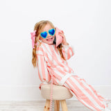 Pink & White Stripe Lounge Set