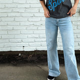 Blue Go Sports Cropped Tee