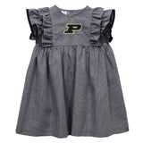 Purdue Boilermakers Black Ruffle Dress