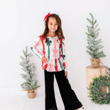 Wrapping Bows Peplum Top