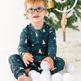 Snowmen Small Ribbed Two-Piece Set
