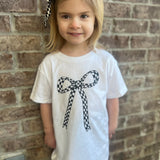 Kids Checkered Bow