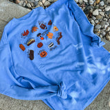 Fall things blue crewneck