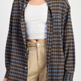 Oversized Plaid Shirt