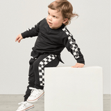Side Checkered Pullover
