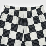 Kids Checked Out Wide Leg Pant – Checkerboard