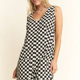 Checkered Romper