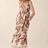 Tropical Flare Maxi Dress