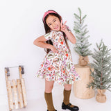 Framed Grinch Collard Twirl Dress