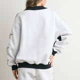 Round Neck Sweatshirt with Star