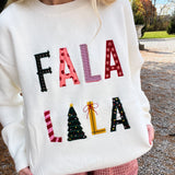 FALA LALA Christmas Knit Sweater – Festive Holiday Pullover