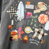 Fall Collage Cropped Tee