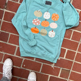 Pumpkin Seafoam Crewneck