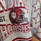 Star Sleeve Indiana University Crewneck